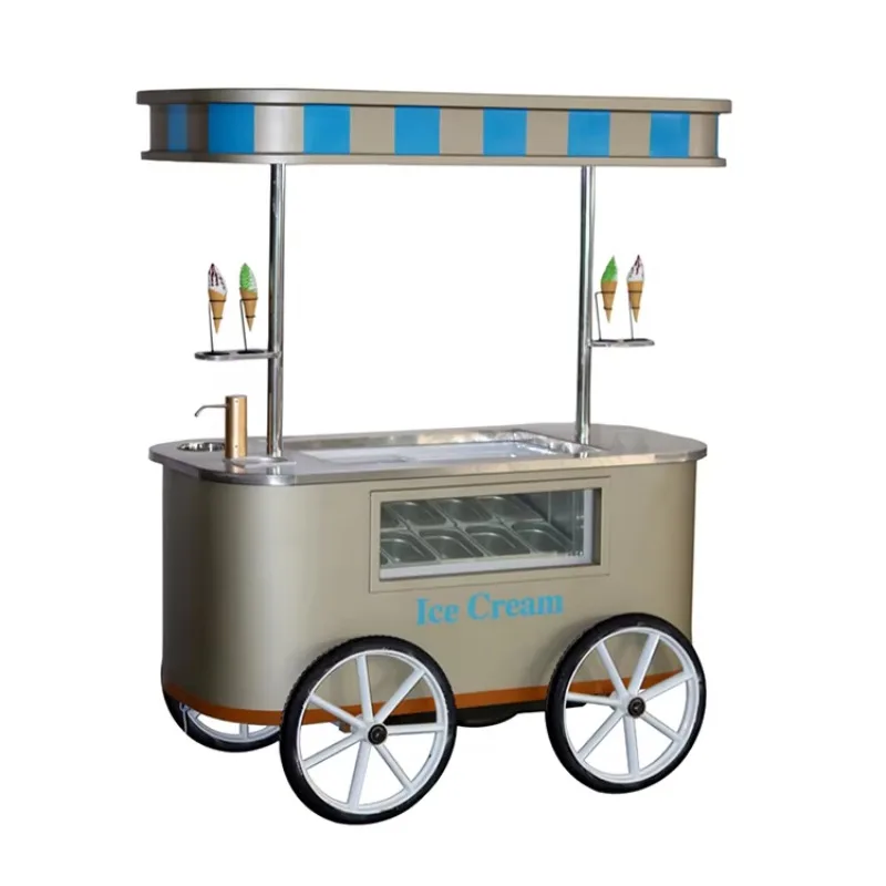 

Ice Cream Mobile Cart Ice Cream Vendor Cart