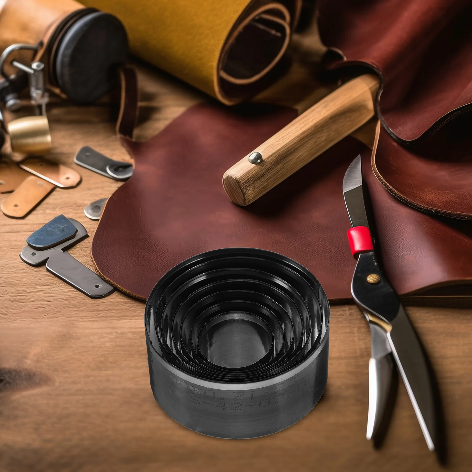 

7pcs Circular Tool Set Smooth Edges Durable Craft Craft Tool Tools Kit For Working Hole Punching