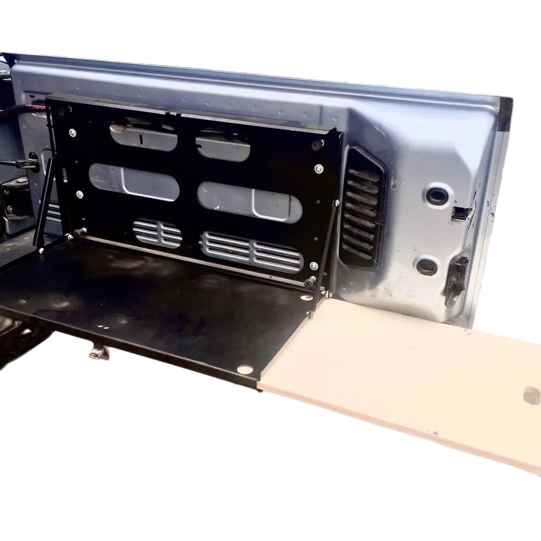 Foldable Tailgate Table Cargo Shlf Bulkhead Of Stern Door, Counter For Jeep Wrangler 2018+++ LantSun 7012BA