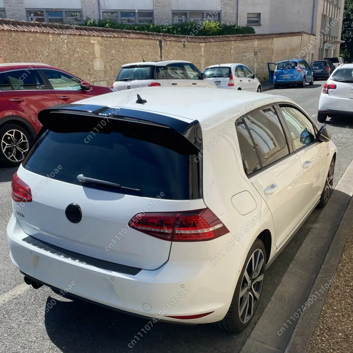 

Rear Trunk Roof Sport Spoiler Wings Styling for VW Golf 7 MK 7 GTI R 2013-2019 Oettinger Car Top Tail Wings Fixed Wind Spoiler
