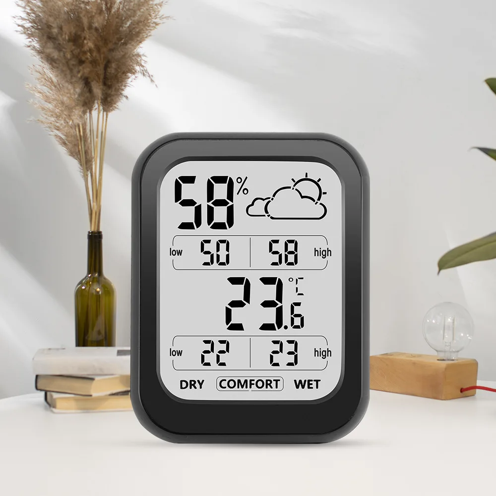 Digital Temperature and Humidity Meter Indoor Household Electronic thermometer hygrometer Support Weather Display -20~60℃