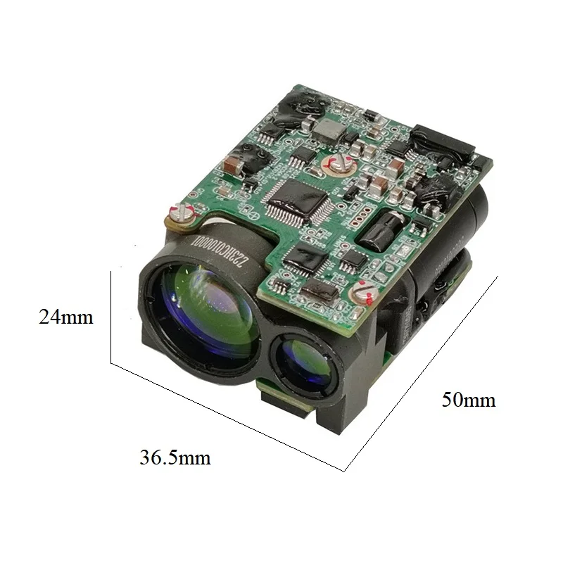 RS422 Laser Rangefinder Module 3000m Long Range Golf 1535nm Single-Point Tof Laser Ranging Sensor With Arduino