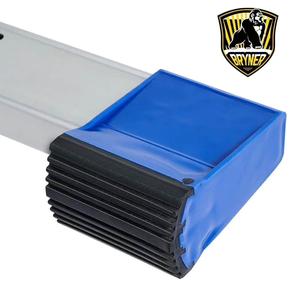 Work with 7 in 1 Multi-Purpose 19.6Ft Folding Ladder, Supporting Rack and Steel Trays Work Platform