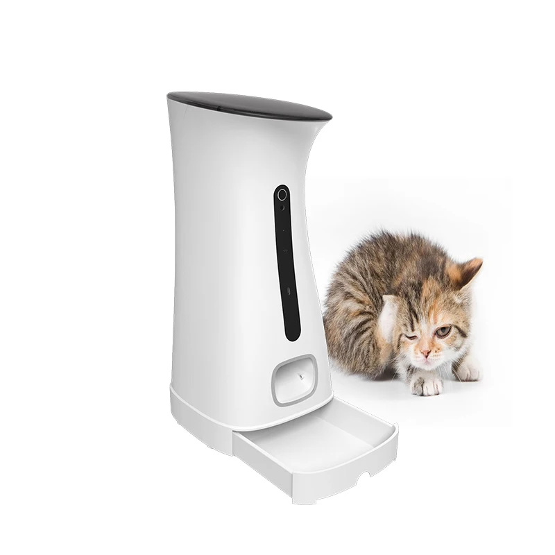 alimentatore automatico per animali domestici automatico intelligente con wifi con alimentatore per animali domestici con fotocamera