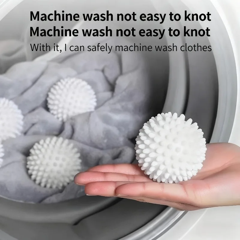

10pcs Silicone Laundry Ball, Anti Fouling Drum Laundry Ball, Essential Cleaning Supplies for Laundry Reusable Home Bathroom