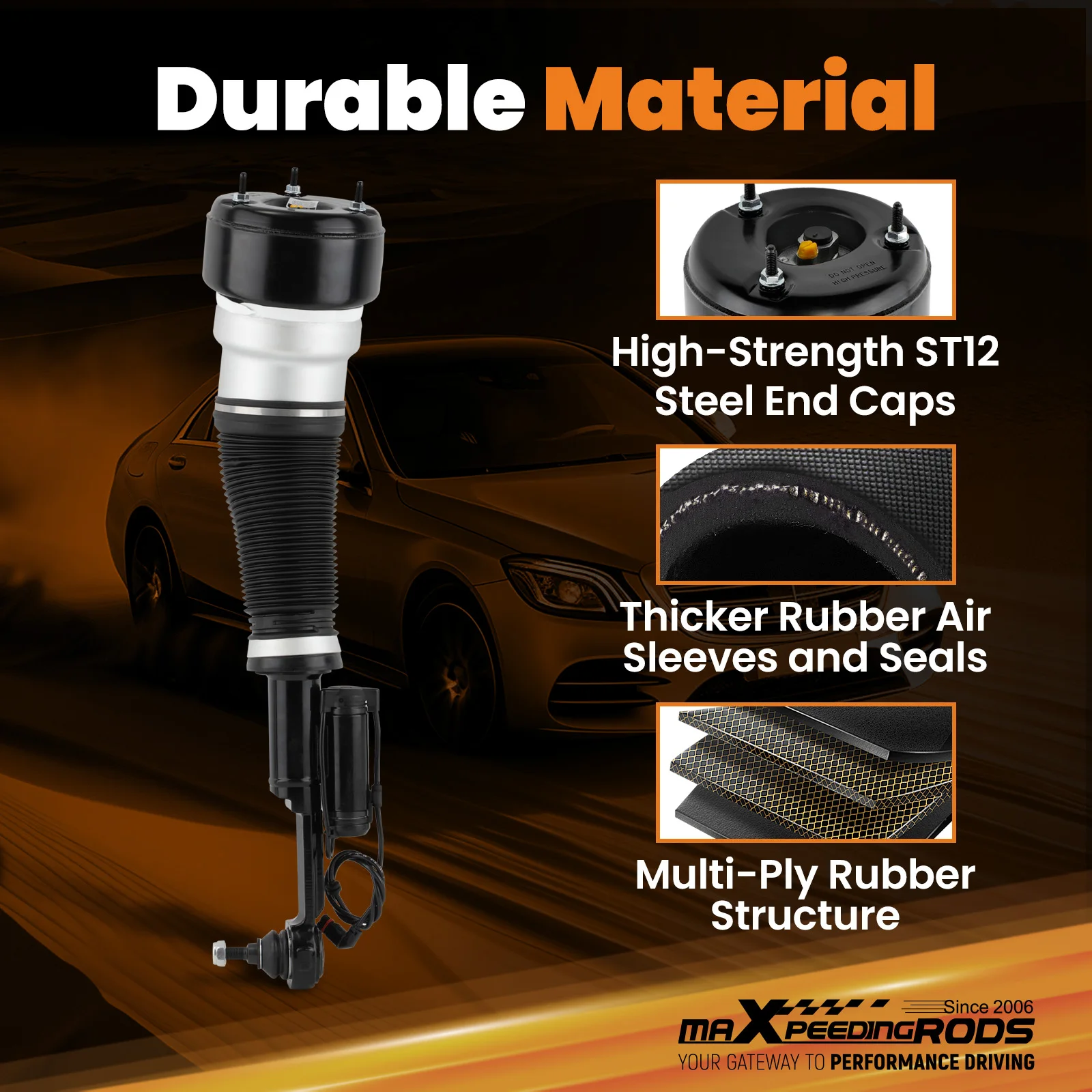 

Front Air Suspendsion Right for Mercedes Benz S Class W221 S 320 450 500 4Matic