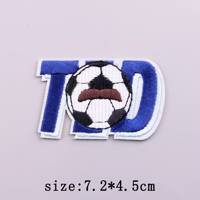 Be Curious Embroidery Patches For Clothing Believe Football Patch Iron On Patches On Clothes Futbol Embroidery Patch For Clothes