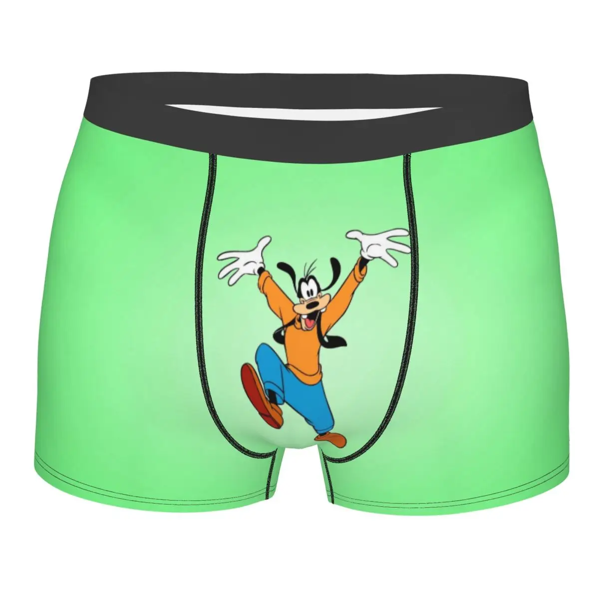 

Пользовательские шорты-боксеры Goofy Goof для мужчин с 3D принтом аниме мультфильм Нижнее белье Трусики Трусы Дышащие трусы