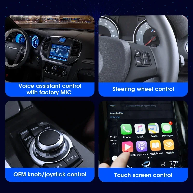 Original Mini Wireless Carplay&Android Auto 2 In 1 AI Box For Kia Audi Toyota Mazda Nissan Camry Suzuki Ford Opel Universal Car