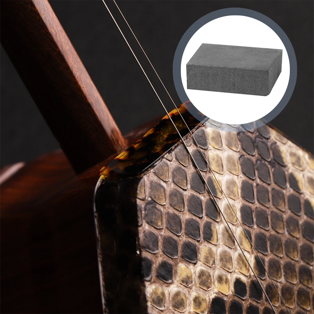 

4Pcs Erhu Mute Sponge Supple Durable Wearresistant Minimize Sound Level Maintain Quality Simple Installation Practice