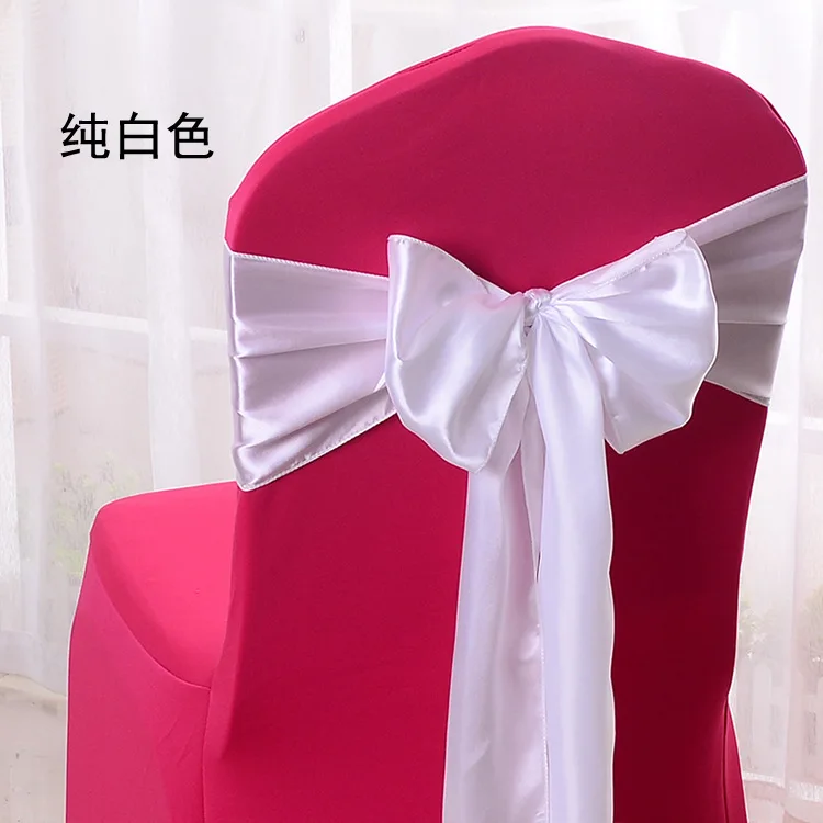 NONE 10 Stück Satin-Stuhlschärpen, elegant, hochwertige Stuhlbänder, Schleifen, Stühle, Raffhalter, Stühle, Dekoration für Hochzeit, Bankett, Party 10