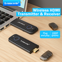 Lemorele 50M Wireless HDMI Transmitter Receiver 1080P Display Dongle Extender AV Adapter for Laptop TV Projector Monitor