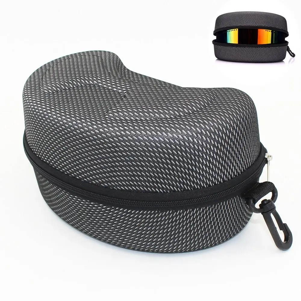 Travel Anti-Shock Ski goggles Case Hard Shell Bag Waterproof Motorcycle Eyewear Box Zipper Glasses Storage Box