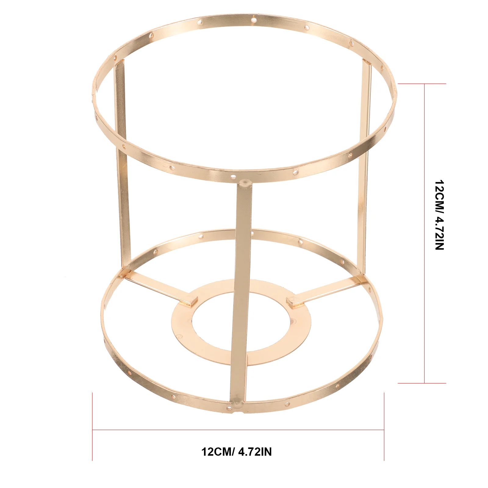 

1pcs Metal Lampshade Frame For Diy Table Lamp Shade Support Light Fixture Bracket Home Lighting Decor Accessory