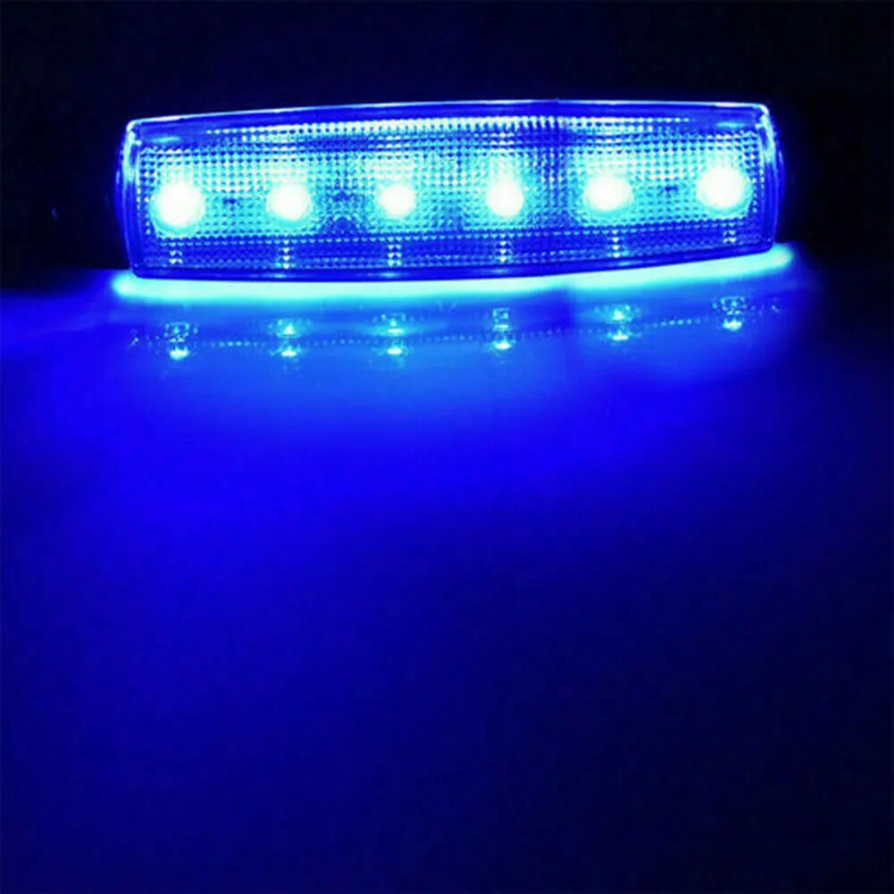 

Marine Boat Boat Deck Lights 12V-24VDC 75mm X 20mm X 5mm Blue LED Cabin Courtesy Light Energy-saving Low Power