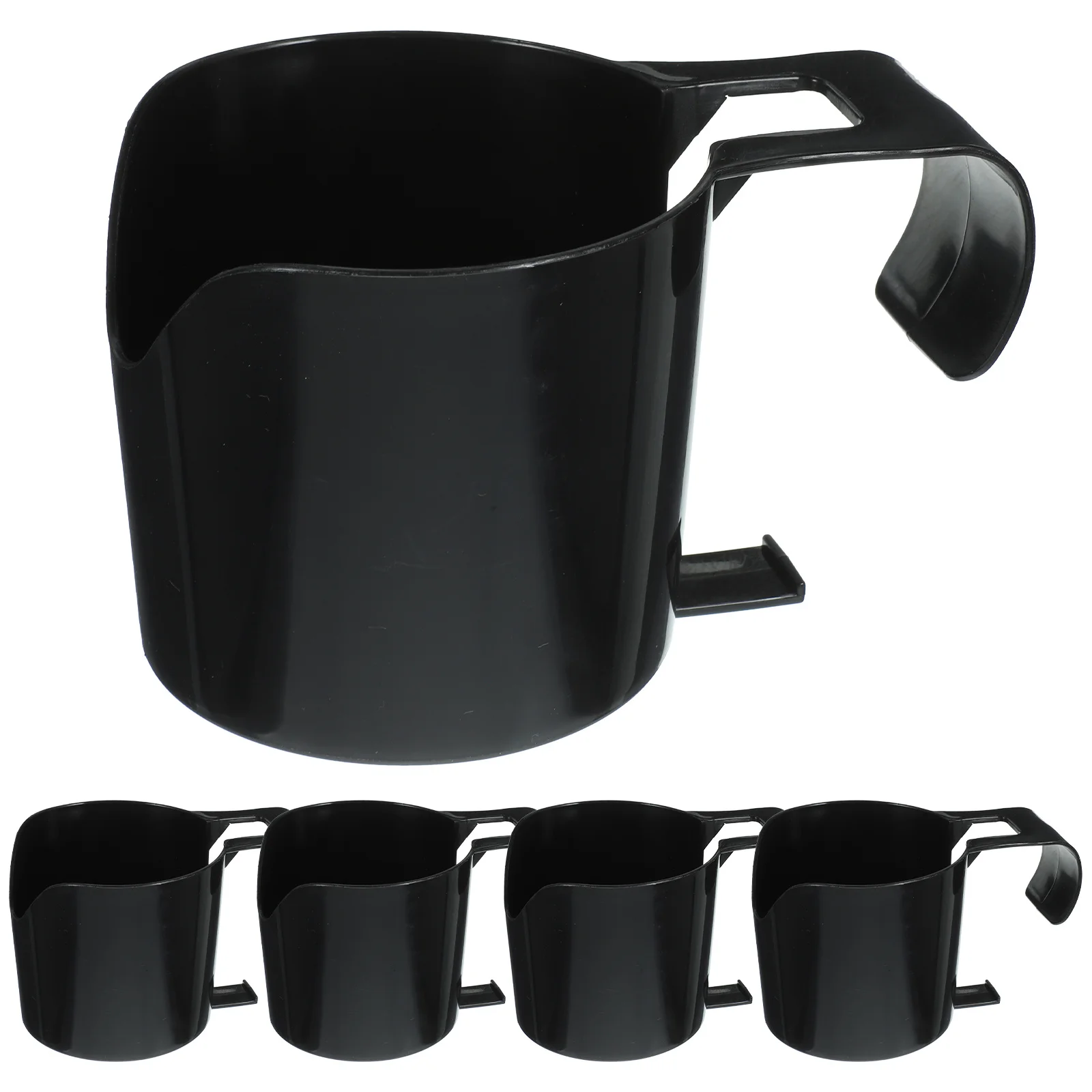 6 قطعة رف الكأس بجانب حمام السباحة حامل المشروبات البلاستيكية المضادة للاهتزاز لا تسرب ملحق حامل الكأس لحمام السباحة رف المشروبات البلاستيكية #1