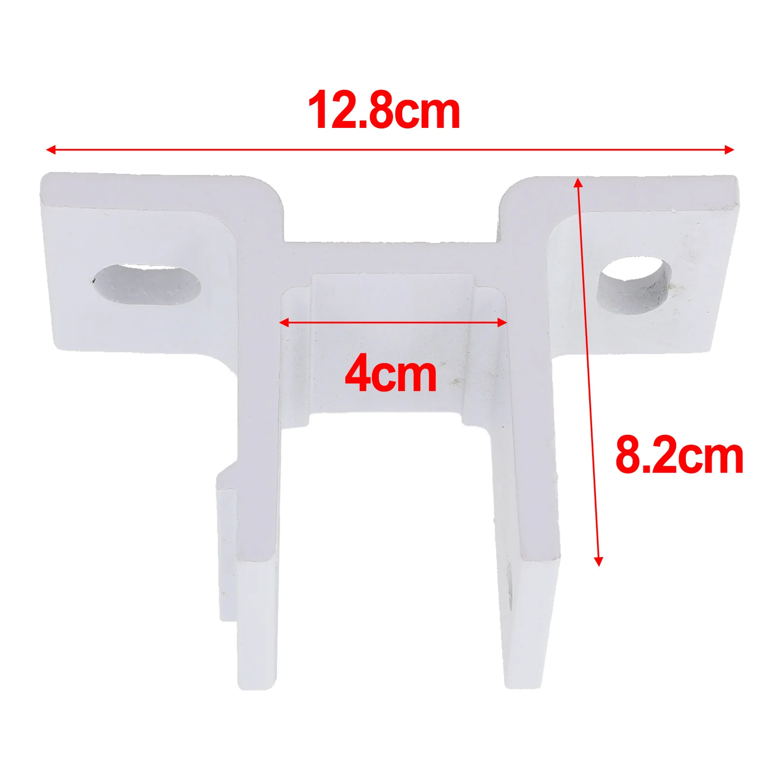 

1pc Bracket 12.8*8.1 Cm Replacement Spare Parts Wall Mounting Bracket Aluminium Alloy For 40 Square Pipe Installation