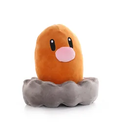 22cm Pokemon Diglett Plush Toys Doll Soft Stuffed Cartoon Animals Toys Gifts for Children Kids Xmas Birthday