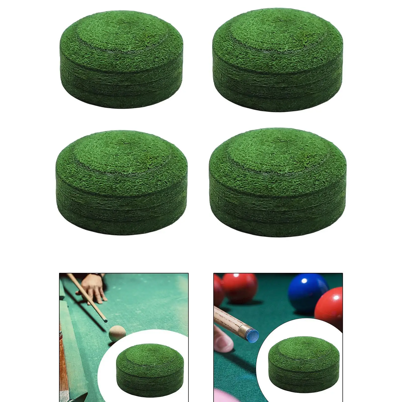 

Billiard Pool Cue Tip, Replacement Billiard Accessories, Snooker Repairing Supplies for Pool Cues and Snooker, Pool Stick Tip