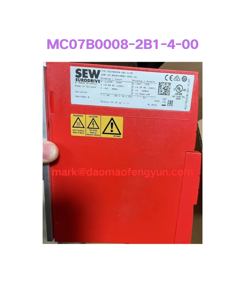 

MC07B0008-2B1-4-00 Brand new frequency converter,