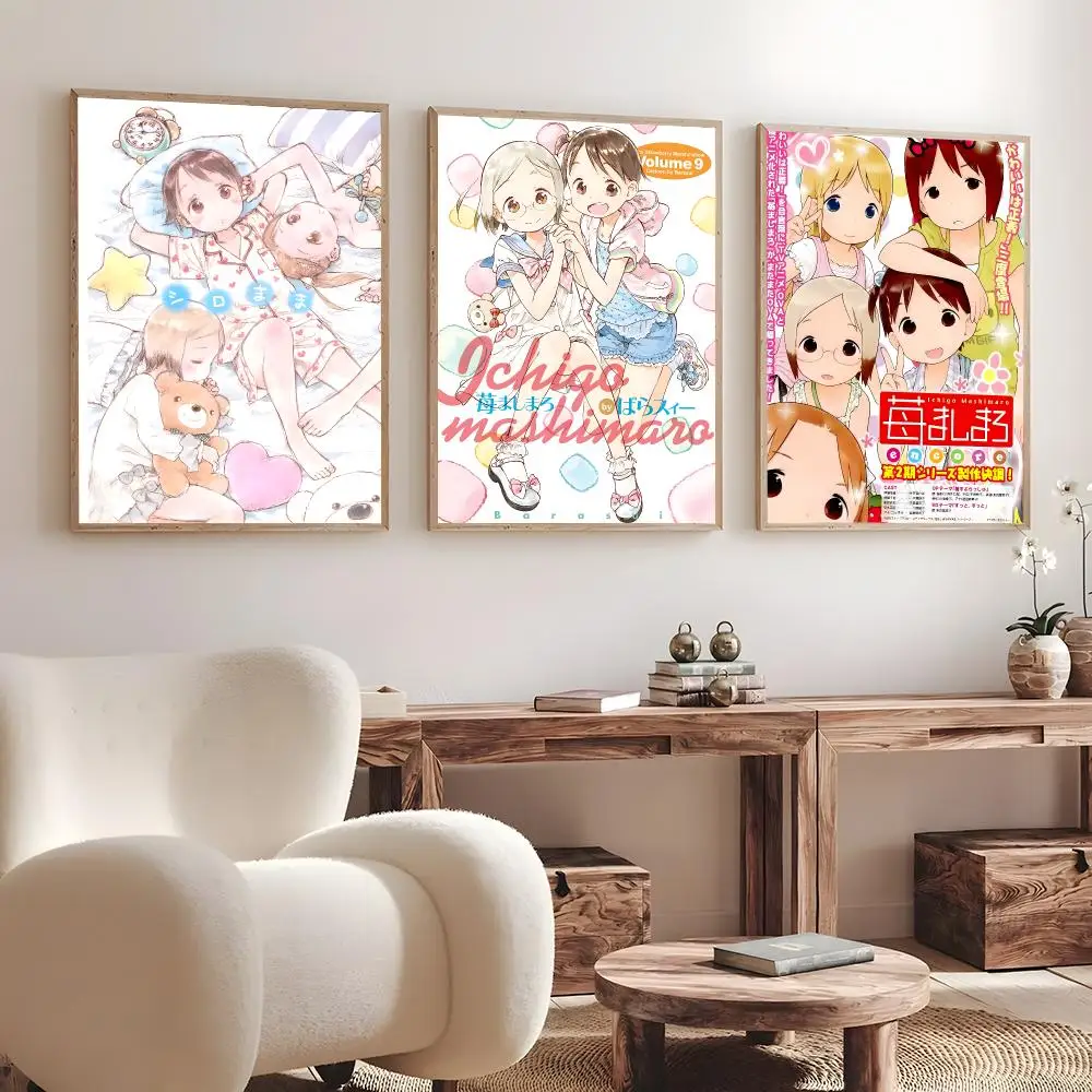 Anime Ichigo Mashimaro Poster Print Wall Art Pictures Canvas Painting Living Room Bedroom Home Decor