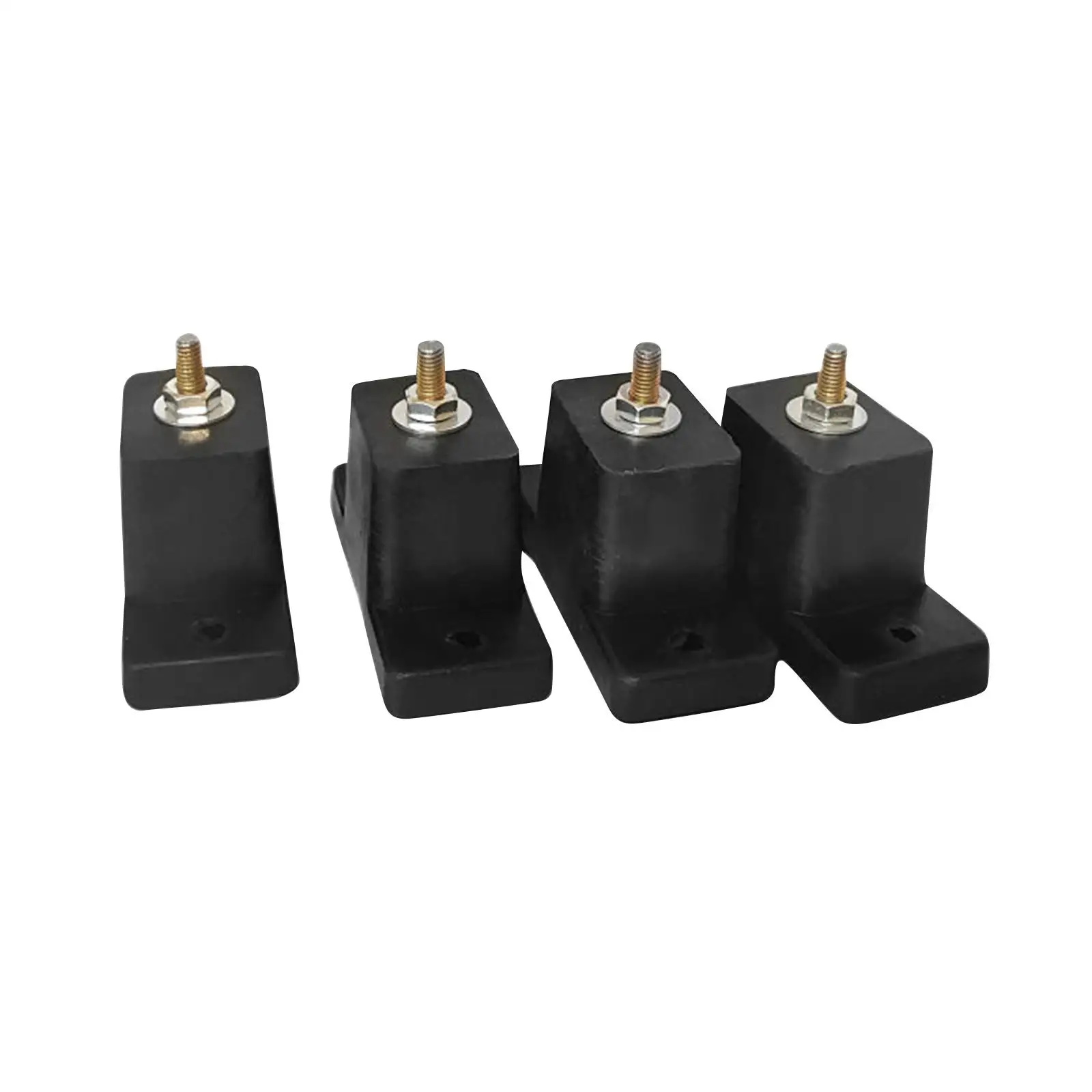 4Pcs Anti Vibration Pad Rubber Mount Black for Air Conditioner Outdoor Unit