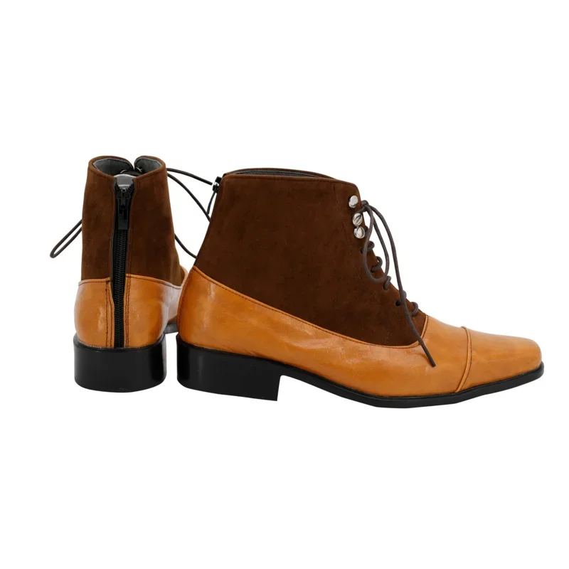 Good Omens Cosplay Shoes Angel Aziraphale Boots Shoe Fantasia Costume Accessories Halloween Props Custom Made EU MN1