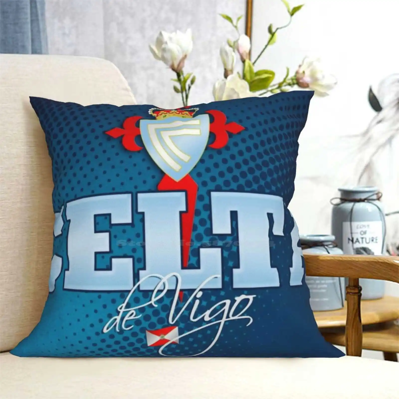 Fc Celta Vigo Bedroom Office Hug Pillowcase Soccer Celta Vigo Spain Spanish Celestial Espana Sport Amiens Angers Ayr United