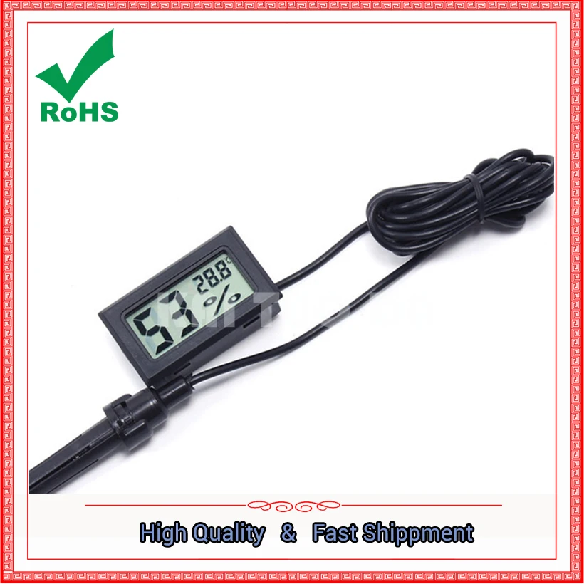 Supply Of Embedded Temperature Hygrometer Electronic Temperature And Humidity Meter Digital Hygrometer With Probe FY-12