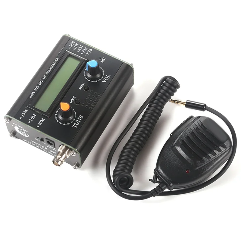 

5W QRP SDR Transceiver 3-Band All Mode High Frequency Radio Withhandheld Microphone Compact Andpowerful-Y47A
