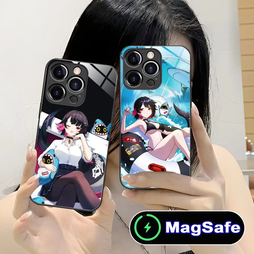 Zenless Zone Zero Ellen Joe Phone Case for iPhone 17 16 15 14 13 12 11 Pro Max Plus Mini MagSafe Glass Colour Cover Pretty Cover #5