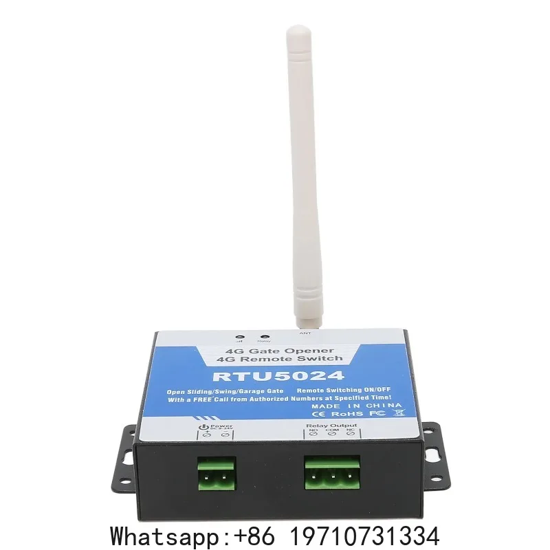 Gate Opener Remote Control RTU5024 4G SMS Smart Alarm Smart ID Recognition WiFi Remote Controller Remote Control Gate Opener