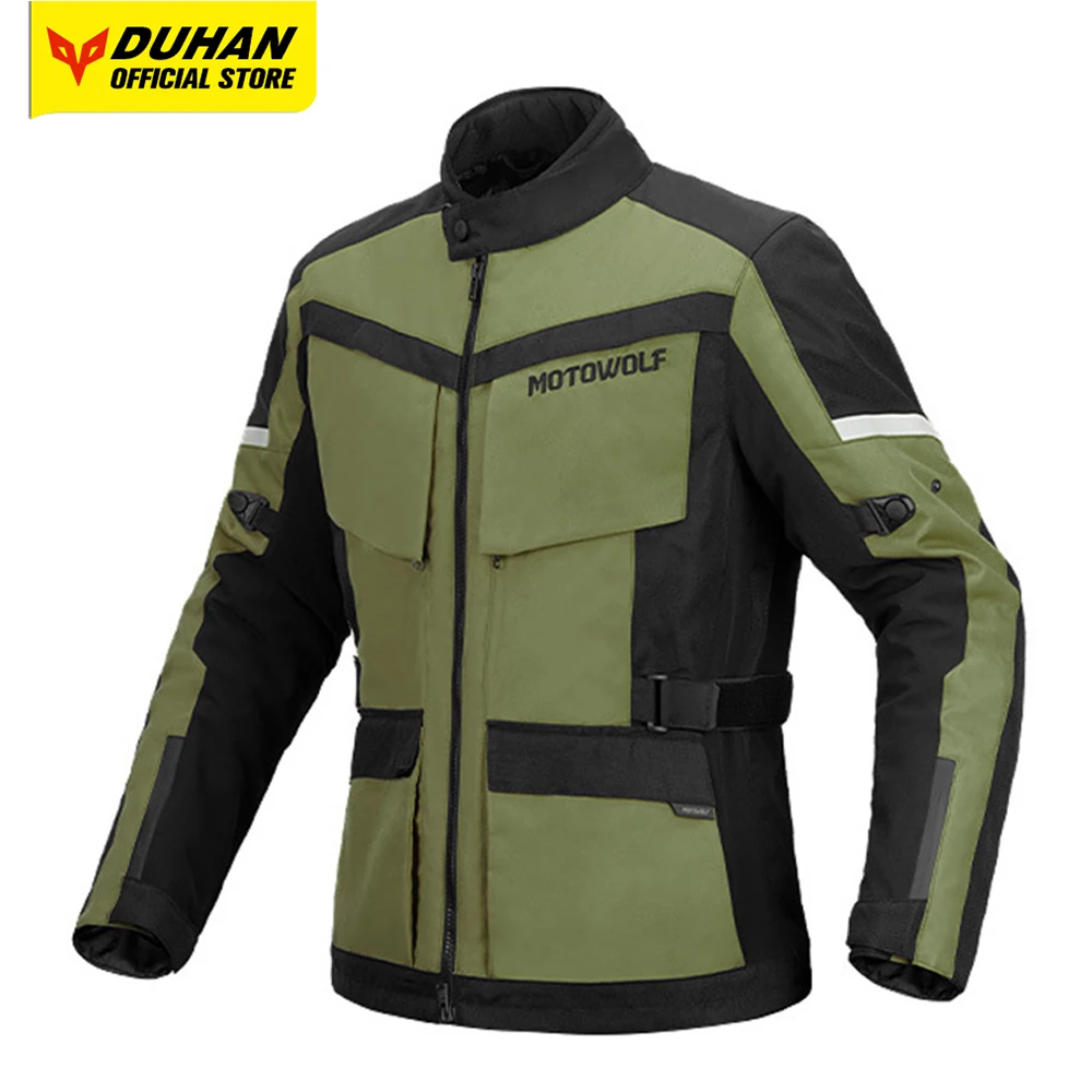 Winter Windproof Motorcycle Jacket Windproof And Warm Motorcycle Riding Rally Suit Reflective Motocross Jacket Anti Fall Equip