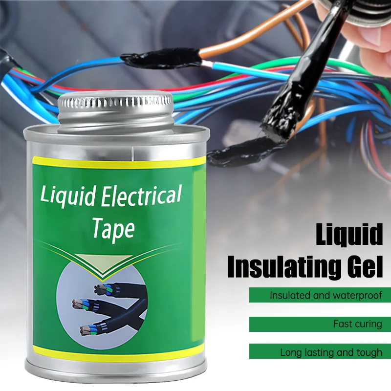 Vloeibare elektrische tape Waterdichte isolatietape Reparatie Rubber Elektrische draadlaag Vloeibare isolatie Afdichtmiddel Fix Draadlijm