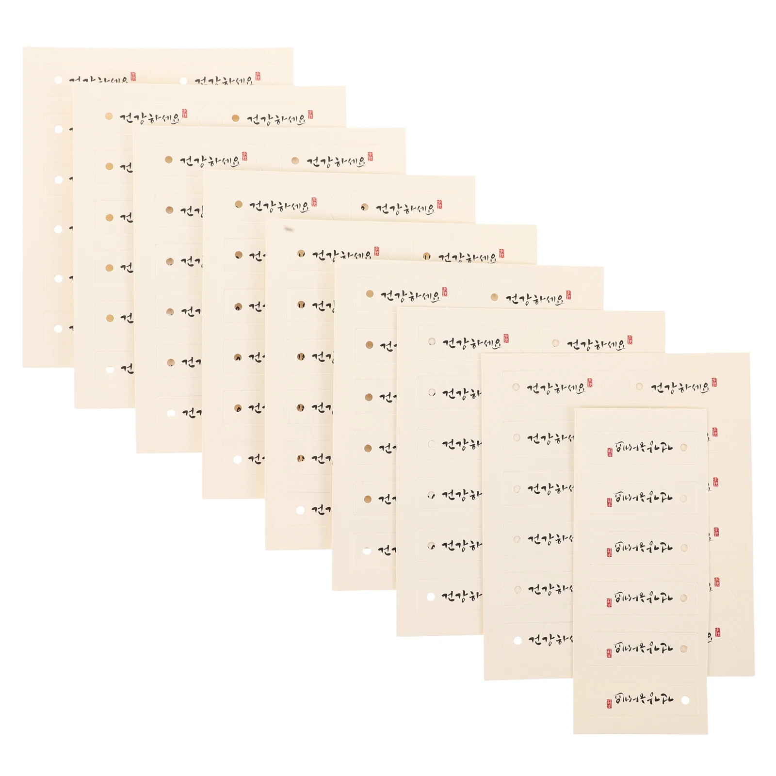 

100 шт., открытки с благословением, корейские подарочные упаковочные бирки, креативная подарочная упаковка «сделай сам», для фестиваля, свадьбы, вечеринки, многофункциональные карты