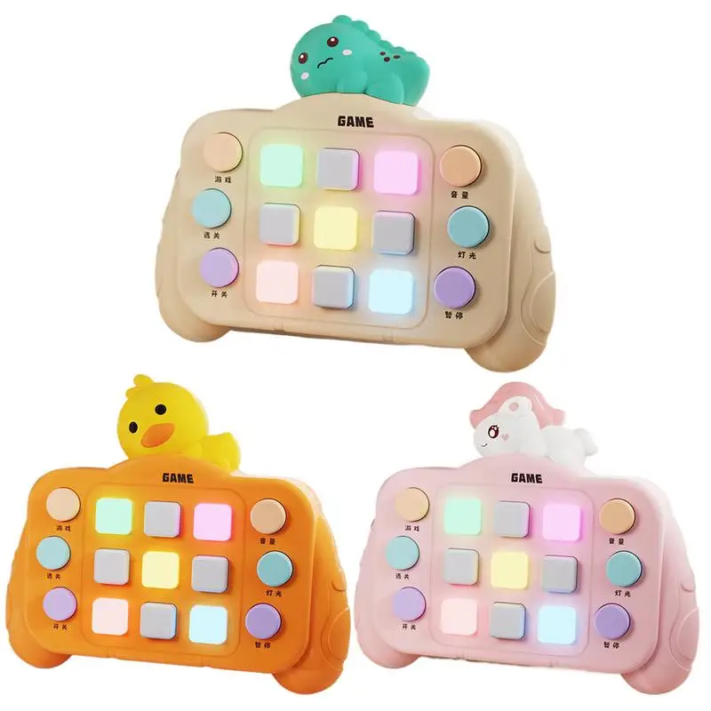 

Quick Push Game Console Breakthrough Puzzle Pop Game Machine Interactive Educational Toys Handheld Push Bubbles Stress Relief