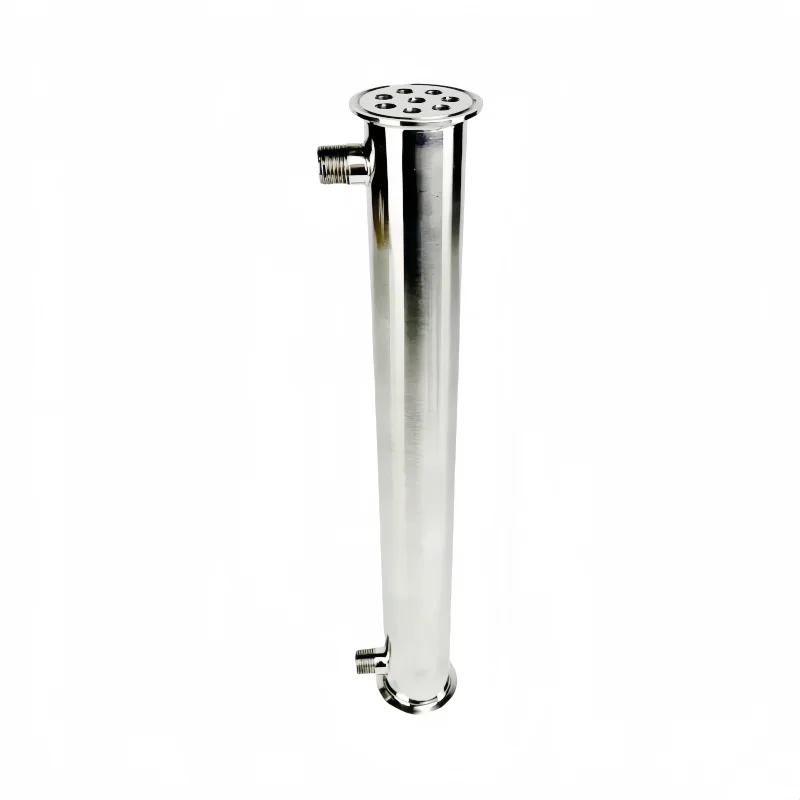 2inchOD64mm,Tri Clamp Dephlegmator/Condenser With 1/2\
