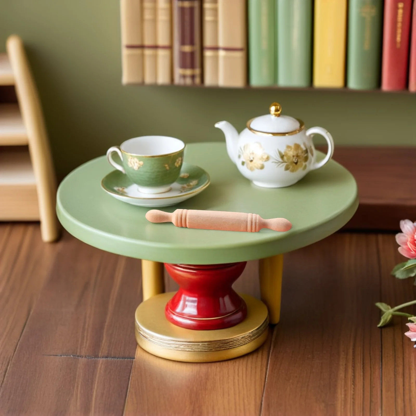 

30pcs Mini Wooden Rolling Pins Set Natural Wood Miniature Baking Tools For Kids Dollhouse Kitchen Accessories Small Dough Roller