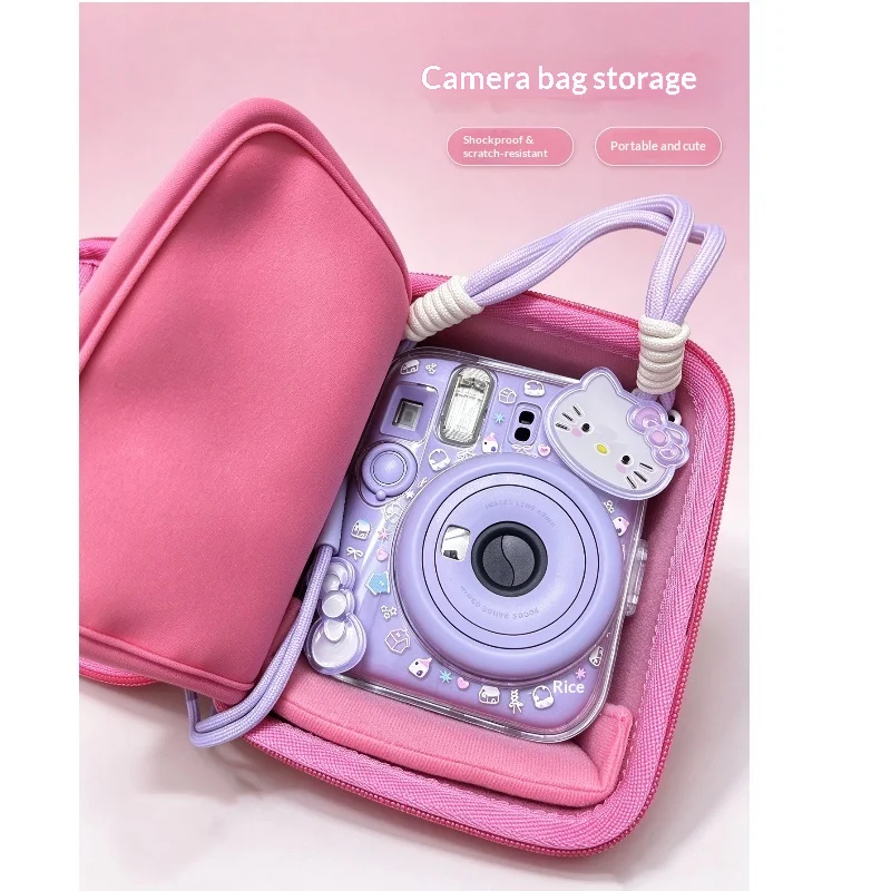 Portable Instant Camera Protective Sleeve, Waterproof Shockproof Hand Carry Bag, Lightweight Camera Storage Pouch