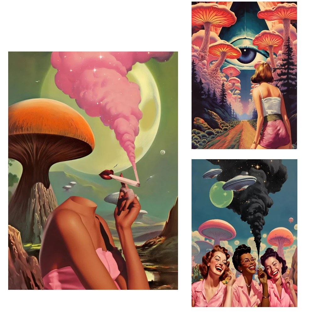 

Пазлы-головоломки 500/1000/1200/2000 элементов: Волшебный мир, Абстрактная женщина. Игры для всей семьи, для игровой комнаты, спальни, домашнего декора, подарок.