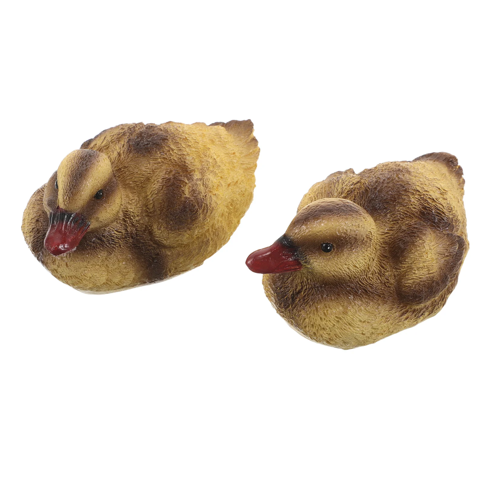 

1Pair Floating Duck Decor for Pond Aquarium Garden Small Statue Realistic Resin Outdoor Lawn Ornament Backyard Lake Water