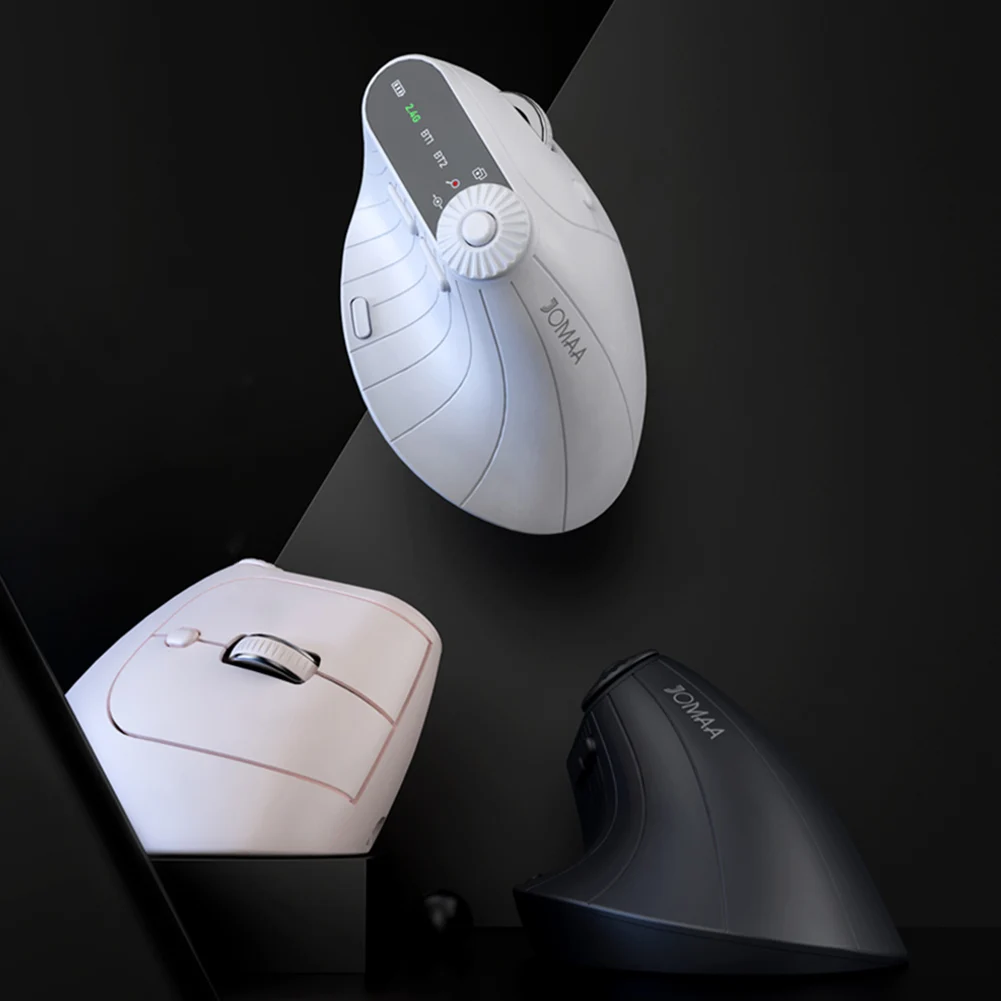 

Laptops Computer PC Mice Rechargeable Bluetooth-Compatible +2.4GHz 1000/1200/1600/2400 DPI for Laptop Laptop PC MacBook Windows