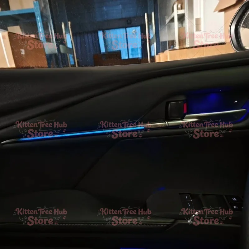 Suitable for the9th generation Camry 2025camry four-door ambient light replacement laser engraving monochrome blueRed and white