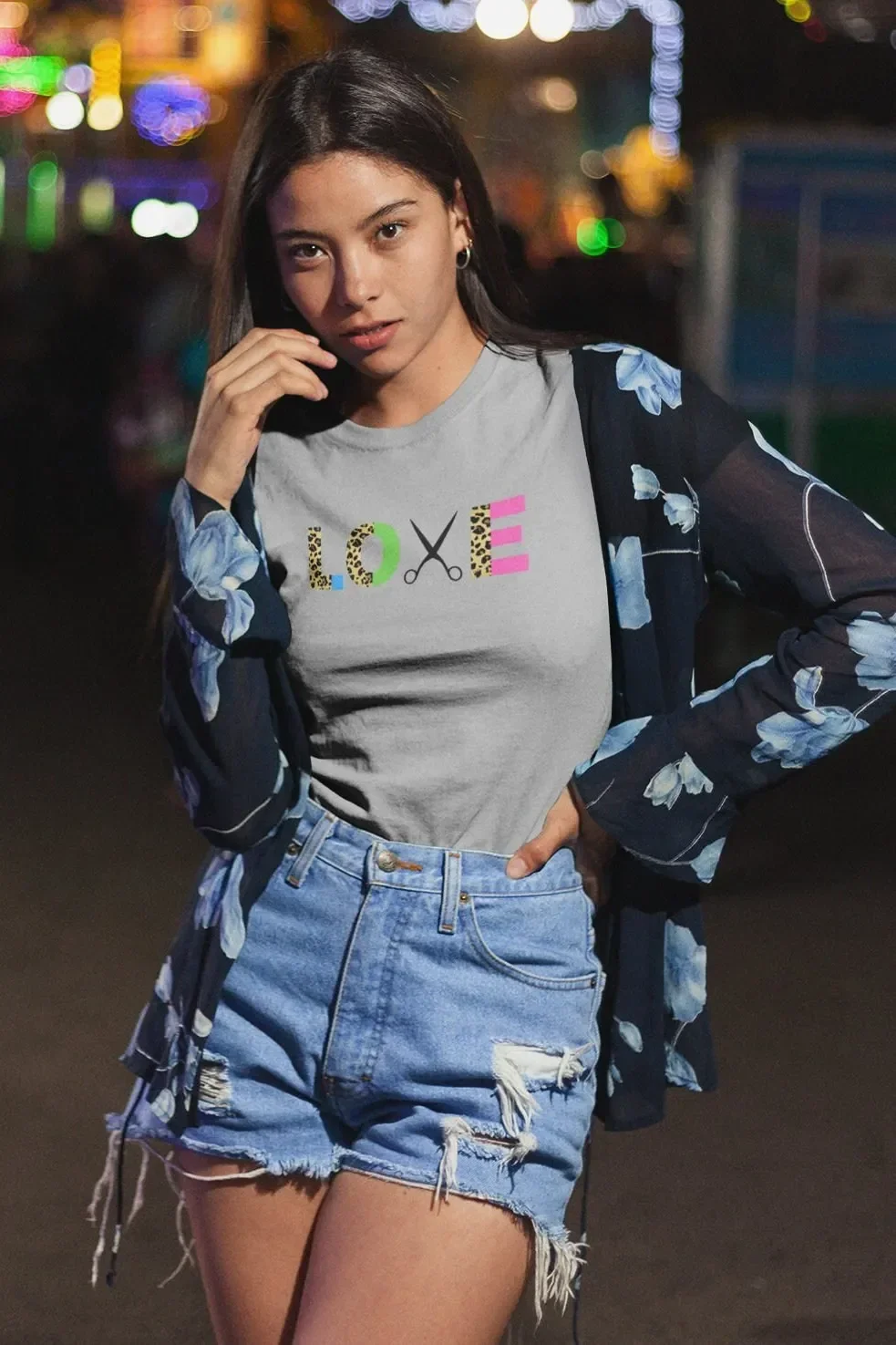 Hairdresser T Shirt Love Hair Stylist Salon Barber Owner