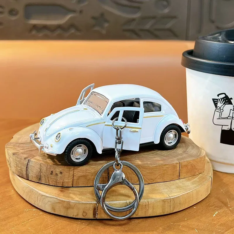 

Creative Beetle Double Door Toy Car Keychain, Student Decompression Toy Bag Pendant, Children's Holiday Gifts