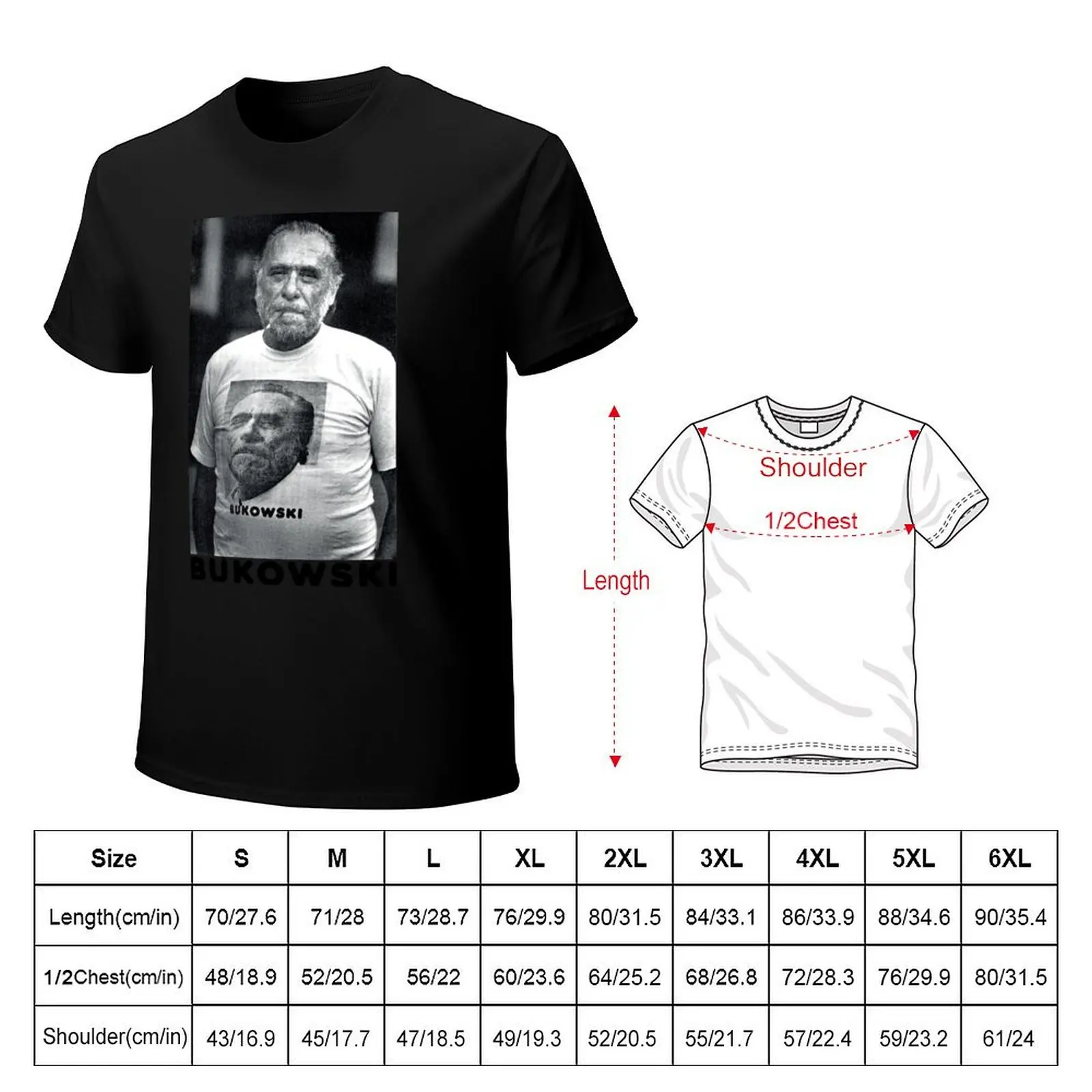 Bukowski Inception T-Shirt men t shirt cotton 100% T-Shirt