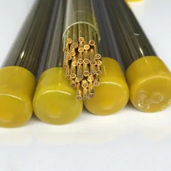 Drilling Brass Electrode Tube Multihole 4 Holes Diameter 1.5mm 3.0mm Length 400mm for WEDM Drilling Machine