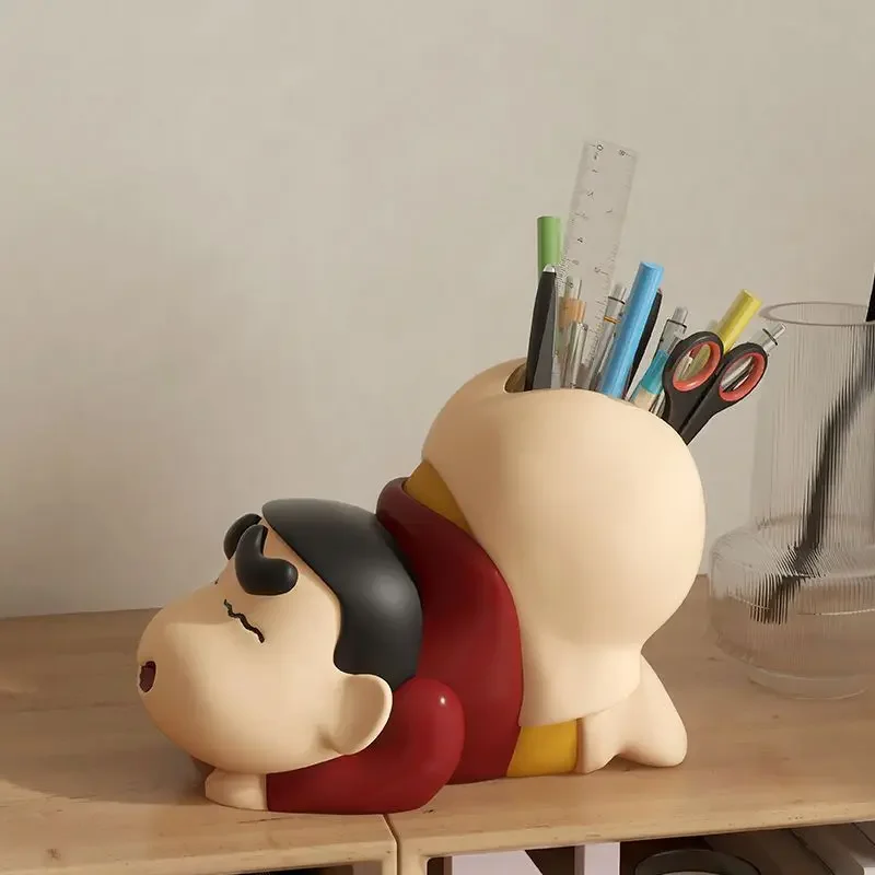 Neuer Crayon Shin-chan Stifthalter Lustiger Po-Schreibtisch-Organizer Geschenk für Beste Freunde Geburtstag Bürodekoration Witziger Stifthalter 2026 Geschenk – Detail 3