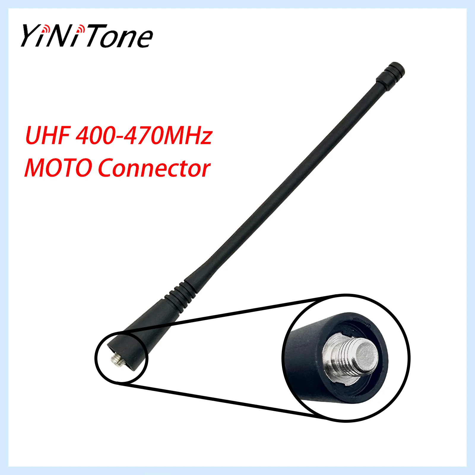 

10pcs 5pcs 2pcs 1pcs UHF 400-470MHz Soft Flexible Antenna for Motorola GP328 GP338 GP88 GP340 GP380, 16.5cm Long, Black