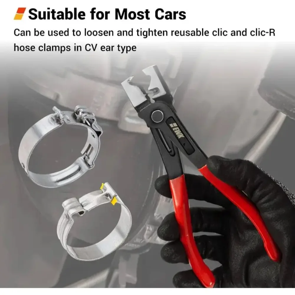 

Professional R Type Clamp Pliers for Auto Fuel Hose Pipe Removal Durable